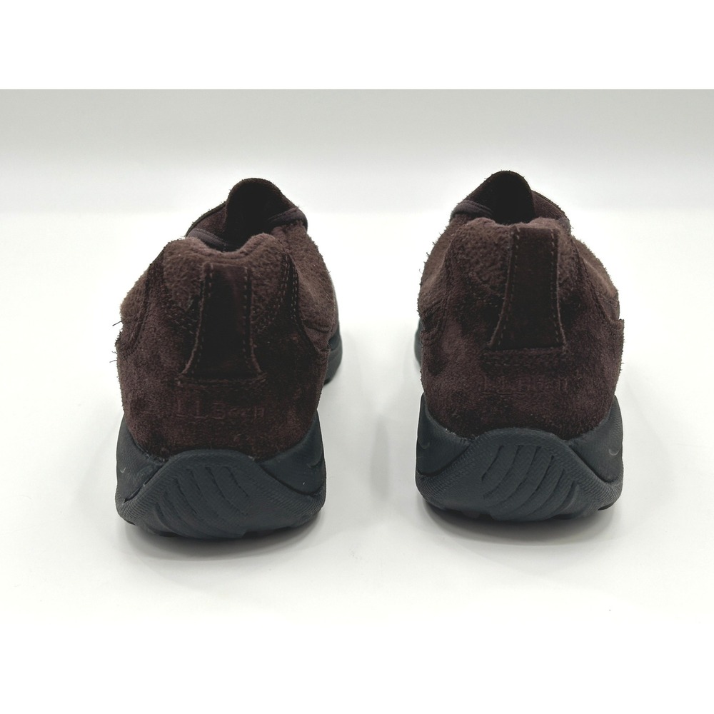 L.L Bean PrimaLoft Suede Slip On Shoes Brown Cozy Outdoor Womens 8.5 - Picture 8 of 10